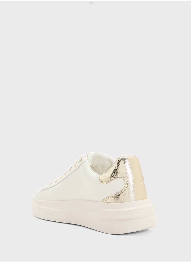 Logo Detailed Lace Up Low Top Sneakers
