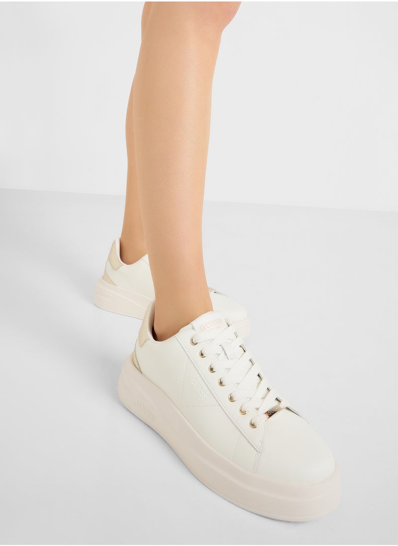 Logo Detailed Lace Up Low Top Sneakers