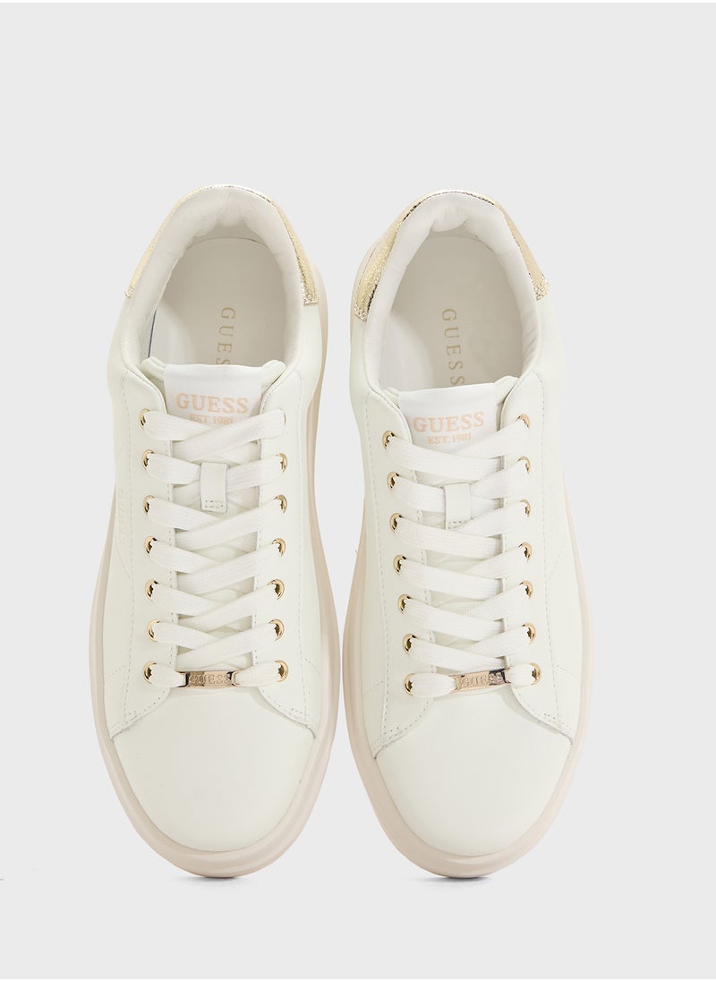 Logo Detailed Lace Up Low Top Sneakers