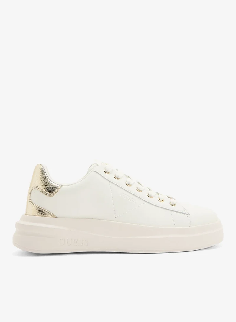 GUESS Logo Detailed Lace Up Low Top Sneakers