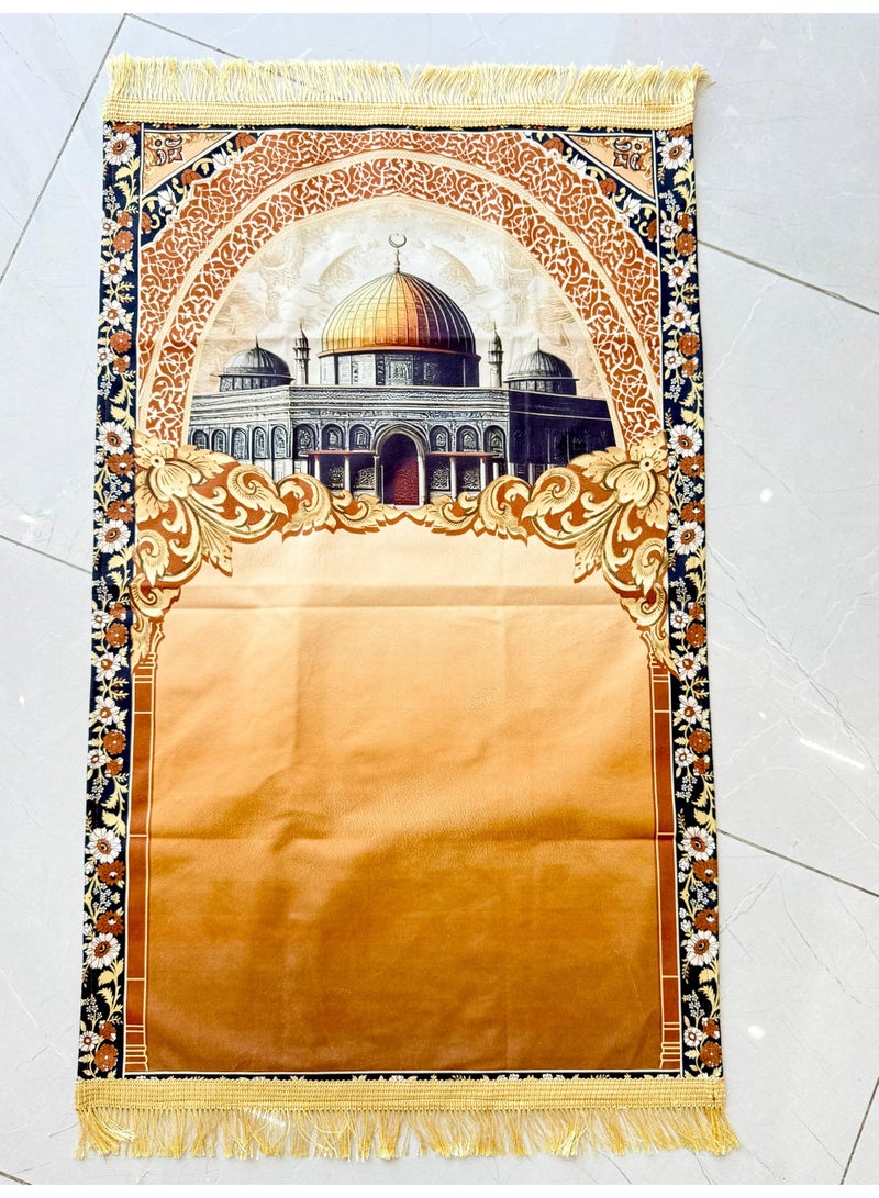 Premium Soft Travel Prayer Mat – Lightweight, Elegant & High-Quality Print for Daily Use - Image 1