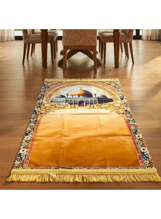 Premium Soft Travel Prayer Mat – Lightweight, Elegant & High-Quality Print for Daily Use - Image 2