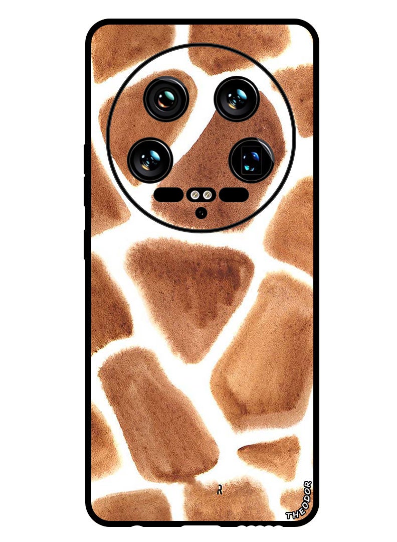 Theodor Protective Case Anti Scratch Shock Proof Bumper Cover For Xiaomi 14 Ultra Stamp Mud Texture - Image 1