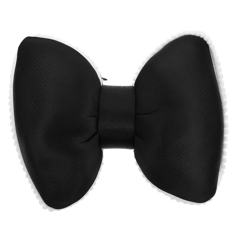 Car Neck Pillow with Lumbar Cushion Bowknot Shaped Breathable Support for Drivers Office Home Use - Image 2