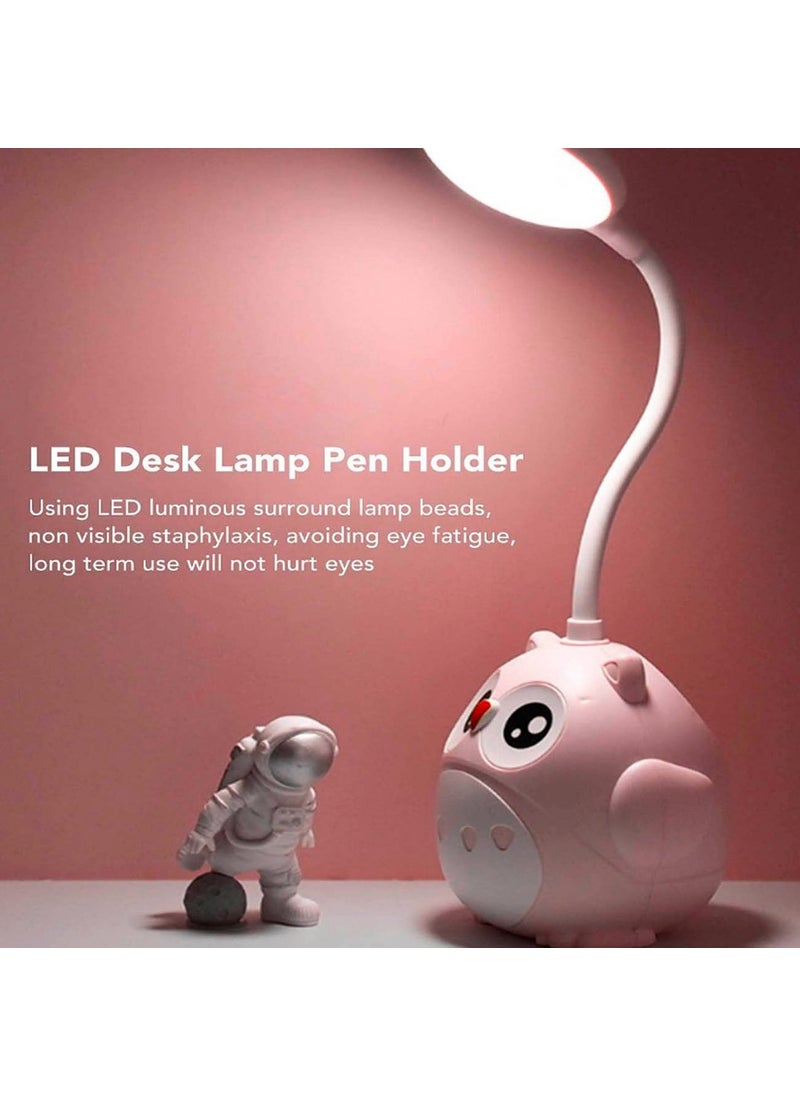 MD Pink Owl Pink Owl Table Lamp Pencil Holder  - Image 3
