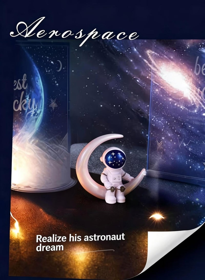 Nestvel Gaming Headset Gift Set with LED Lights, Astronaut Night Light & Dried Flower Bouquet - Best Lucky Premium Gift Box for Gamers, Boys, Men, Birthday & Holiday - Image 5