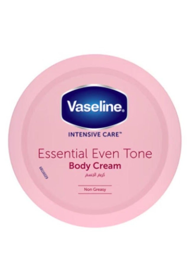 Vaseline Body Cream For Dry Skin Essential Even Tone With Niacinamide Vitamin C And E 200ml - Image 1
