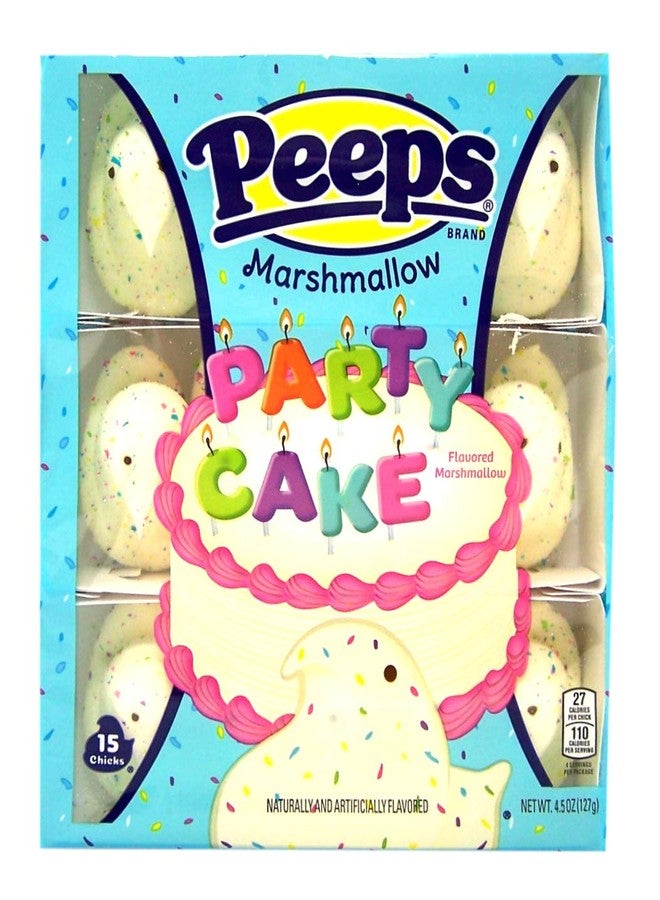 Needzo Peeps Easter Party Cake and Cotton Candy Flavored Marshmallows, 4.5 Ounce, Pack of 2 - Image 2