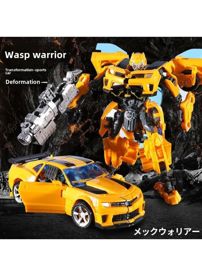 Daifa Deformed Optimus Prime Toy Model Column Car Robot Bumblebee Dinosaur Cable Hand Alloy Just Genuine Children-Color: Tank Alloy Version - Image 5