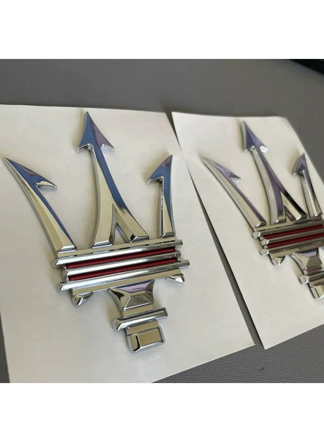 Suitable For Maserati Levante Side Logo, Geely Car Logo, Modified Logo, President C-pillar Car Logo, Fender Logo