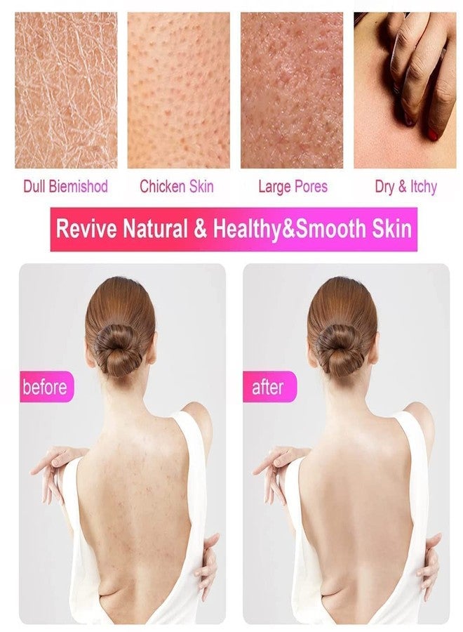 RIXTEC Exfoliating gloves Pure Viscose Fibre, Double-Layered Exfoliating Body Glove for Dead Skin, Tan Removal for Face and Body - Image 3