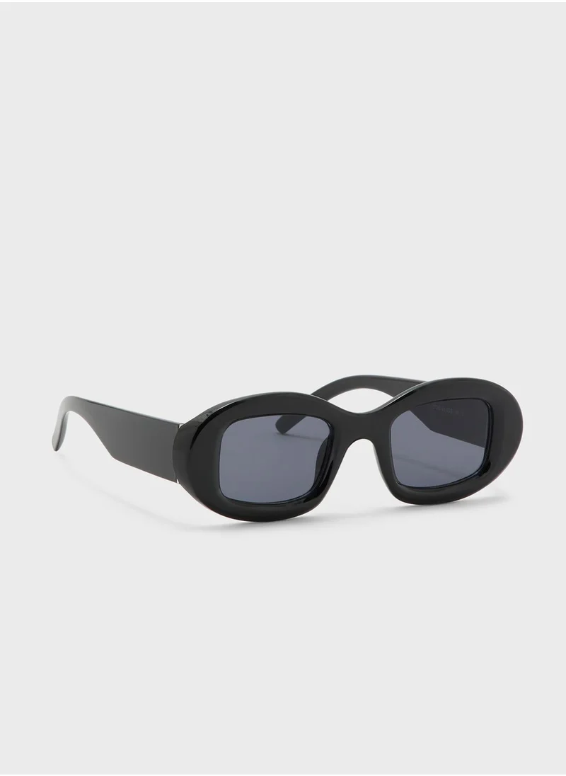 Ginger Oval Frame Sunglasses