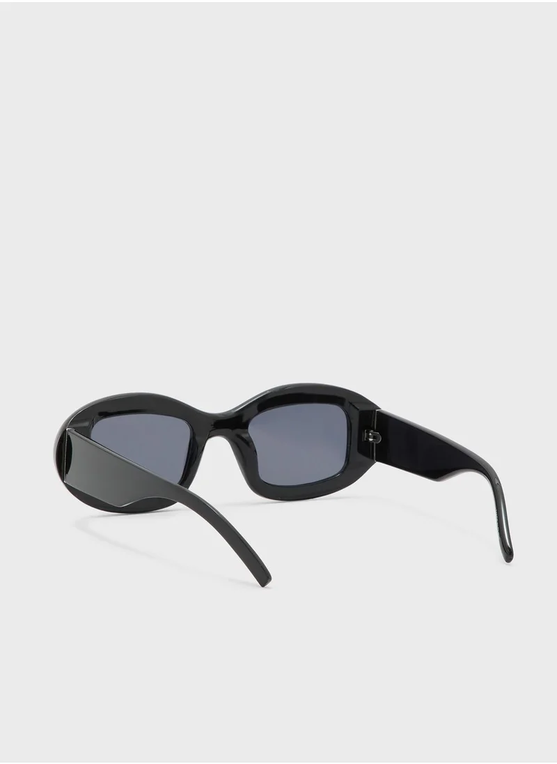 Ginger Oval Frame Sunglasses