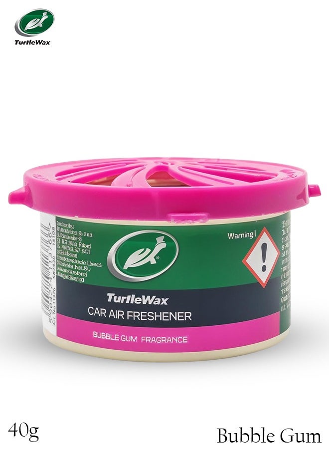 TurtleWax Car Air Freshener – Bubblegum Scent, Long-Lasting Fresh Smell, Compact Size,  for Cars, Office  and Home - Turtle Wax - Bubblegum fragrance - 40g  - Image 1