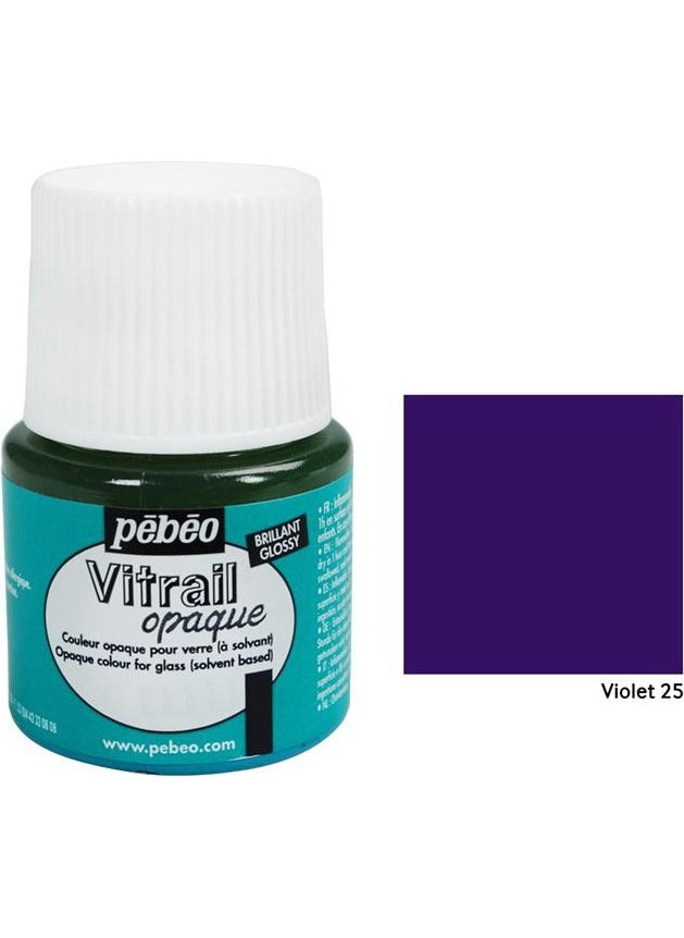 Pebeo Vitrail Glass Paint 45Ml - 25 Violet 