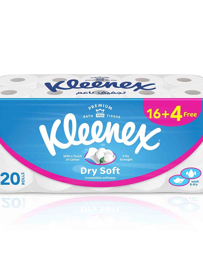 Kleenex ورق تواليت كلينكس جاف ناعم - Image 1