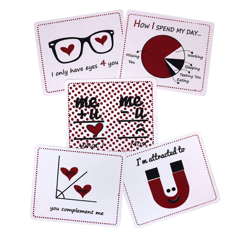 SURPRISE SOMEONE Quirky Cute 10 Different Love Cards for Valentine for Birthday for Anniversary for Boyfriend for Girlfriend for All Purpose Ocassions - Image 4