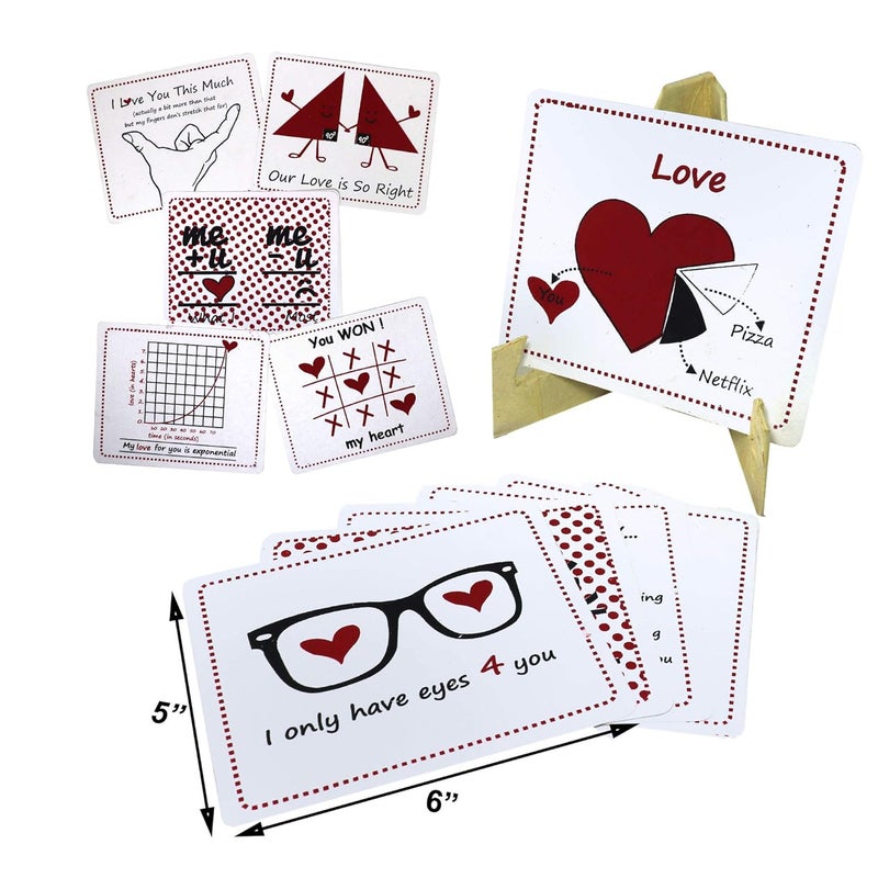 SURPRISE SOMEONE Quirky Cute 10 Different Love Cards for Valentine for Birthday for Anniversary for Boyfriend for Girlfriend for All Purpose Ocassions - Image 2