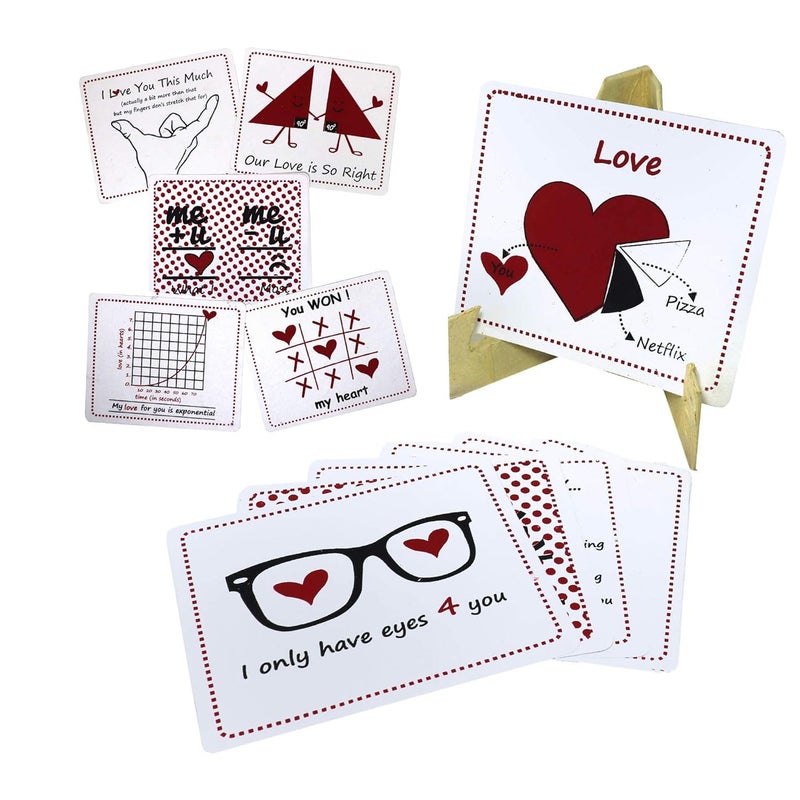 SURPRISE SOMEONE Quirky Cute 10 Different Love Cards for Valentine for Birthday for Anniversary for Boyfriend for Girlfriend for All Purpose Ocassions - Image 1