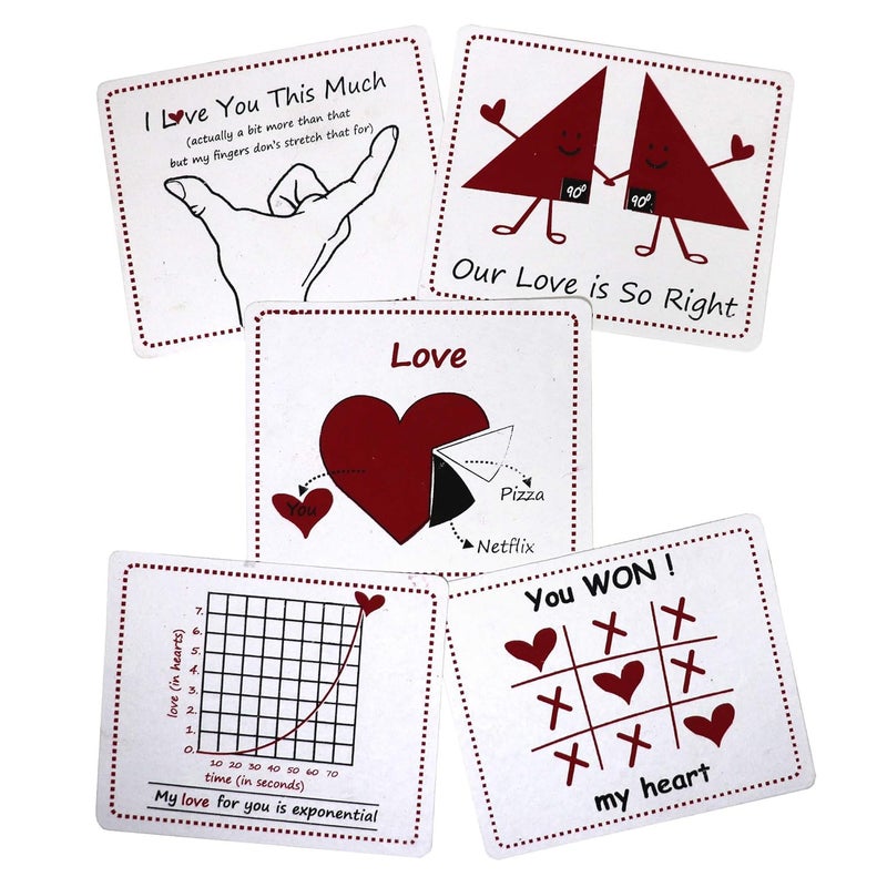 SURPRISE SOMEONE Quirky Cute 10 Different Love Cards for Valentine for Birthday for Anniversary for Boyfriend for Girlfriend for All Purpose Ocassions - Image 5