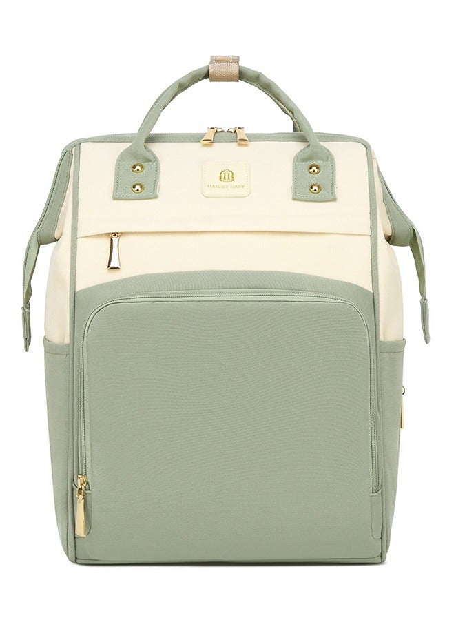 شنطة بيبيحقيبة حفاضات للأطفال، حقيبة أم فاخرة، حقيبة سفر كبيرة لمستلزمات الأطفال، حقيبة أم متعددة الوظائف مقاومة للماء مع عزل من رقائق الألومنيوم - Image 2