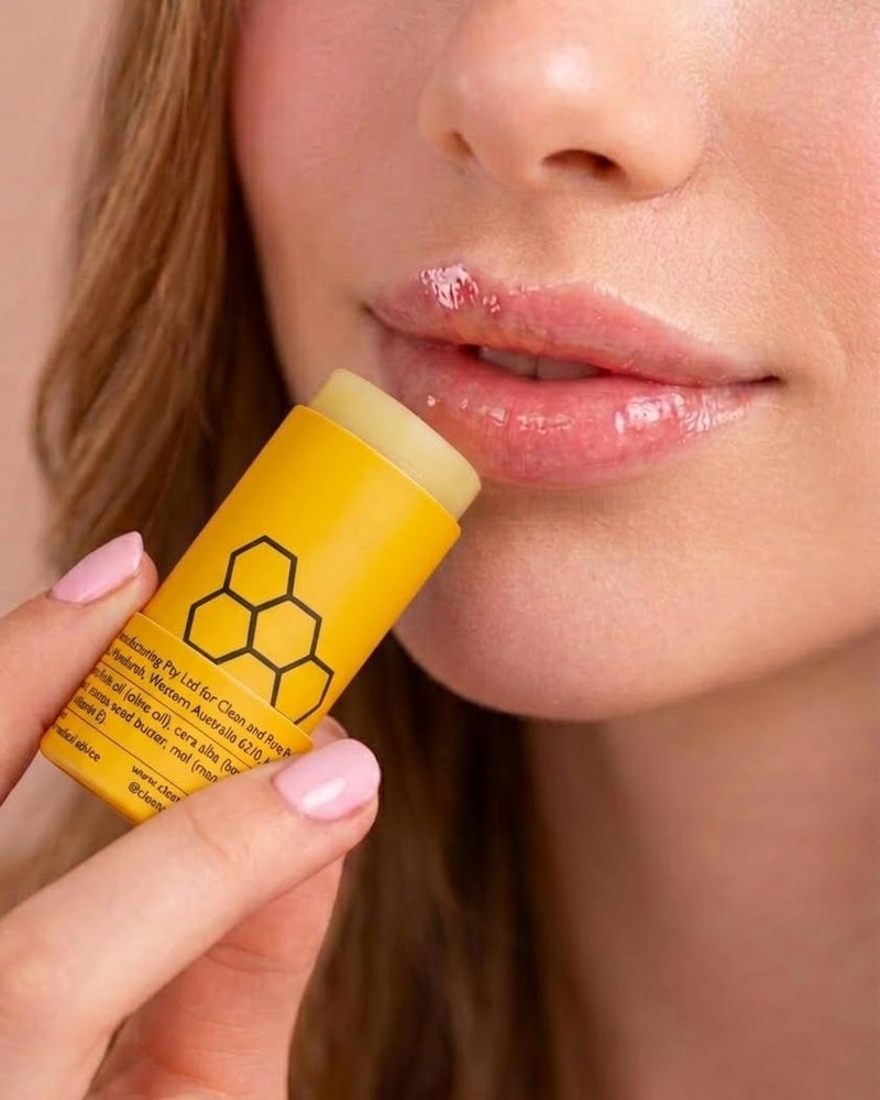 Clean & Pure Manuka Honey Lip Balm Soothing – 100% Natural, Manuka Honey & Vitamin E for Hydration, Healing & Lip Protection, 6g - Image 4