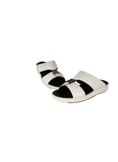 Barjeel Uno Mens Elegant Arabic Sandals SP1-012 White