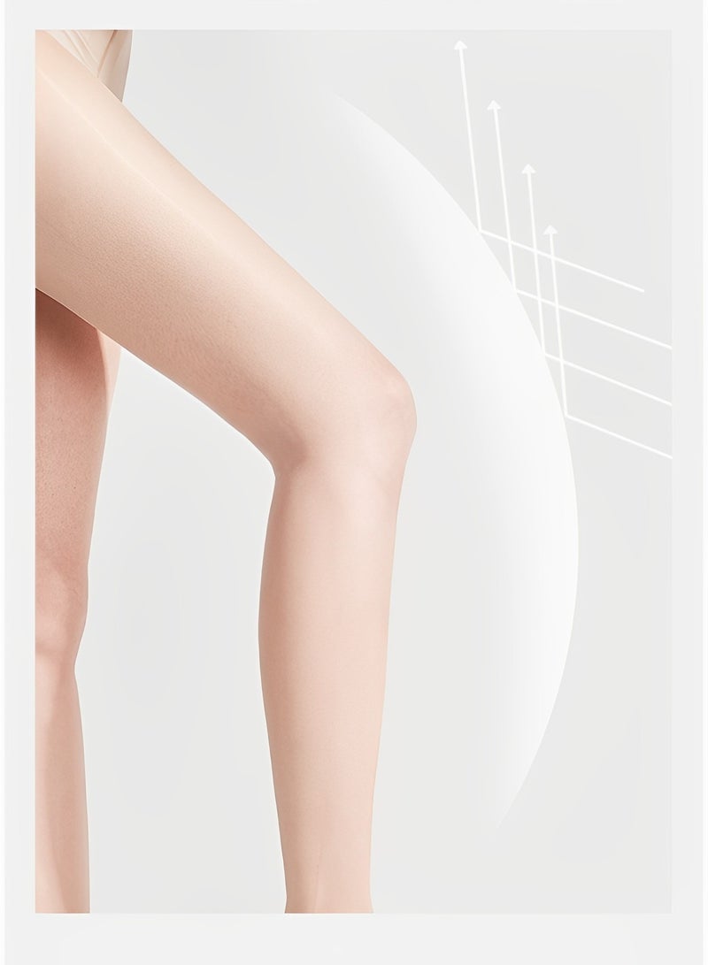 REOCLE Women's Pantyhose Control Top Pantyhose with Reinforced Toes & Anti-snagging Ultra-thin Breathable Pantyhose  - Image 4