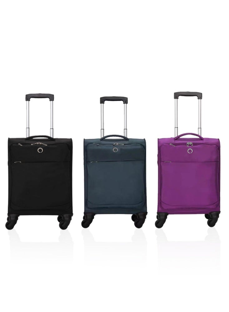 NEWCOM 20/24/28 Inch Carry-On Luggage Set - Lightweight ABS+PC Shell, 360° Silent Spinner Wheels (8-Wheel Design), Thickened Telescopic Handle, Smart Dry-Wet Separation System (Mesh Bags + Wet Storage), TSA-Approved Zippers, 3 Colors (Black/Green/Purple) - Perfect for Short (1-3 Days) to Long Trips (7-15 Days) - Image 2