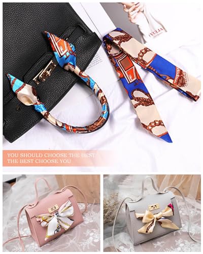 JELIEE 6 Pack Scarf Bags for Women - Narrow Scarf Hair & Neck Scarves - Fashion Gifts - Image 5