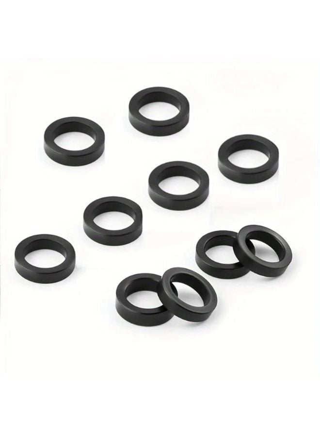 Black Rubber O Ring Seals 30pcs For Pipe Shower Water Inlet Heater Nozzle - Image 3