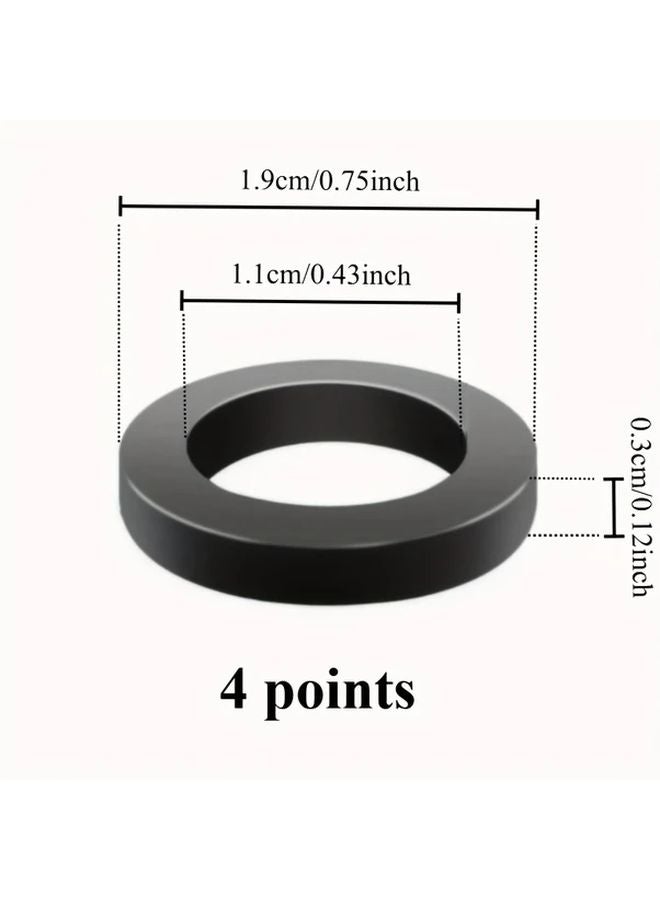 Black Rubber O Ring Seals 30pcs For Pipe Shower Water Inlet Heater Nozzle - Image 4