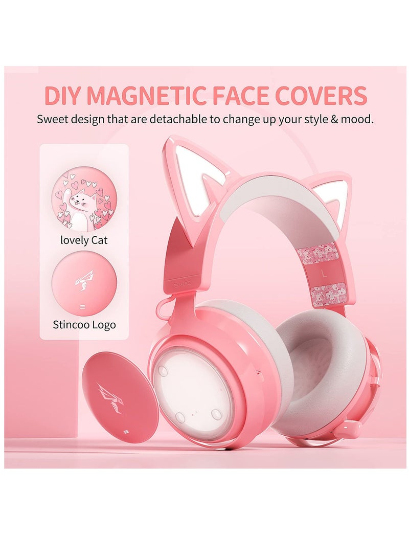 Somic Gaming Headphone with Mic 3.5mm Wired Headphones with Retractable Mic Noise Cancelling - Image 5