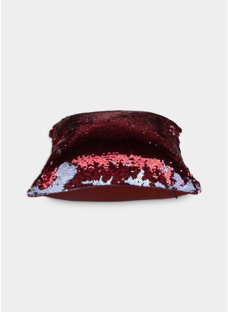 Ramsha Sequine Cushion throw cushion Polyester Cushion Cover for Sofa, Bed, Living Room - CS 085 sofa cushion Cover 40x40cm - Image 2