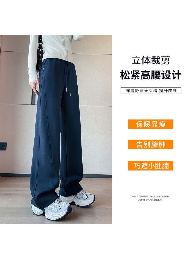 Hstyle Slim-fit Banana Wide-leg Pants For Women - 2025 Spring/fall Collection, Optional Extended Length, Loose Comfortable Athletic Tapered Pants, Slimming & Versatile Casual Trousers - Image 5