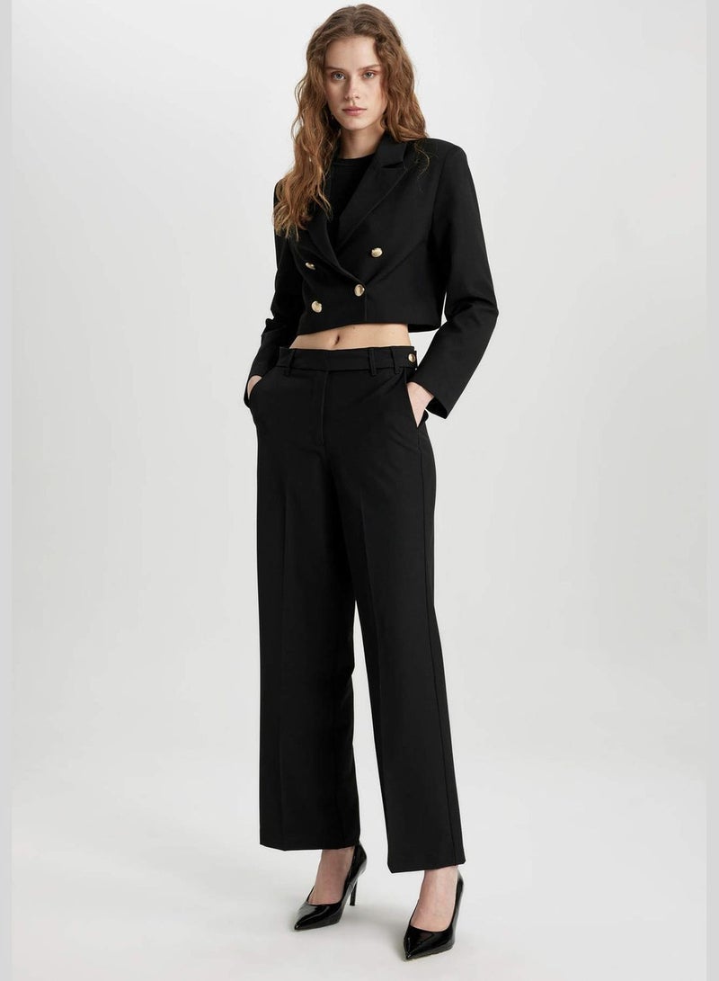 DeFacto Straight Fit Chino Trousers  - Image 3