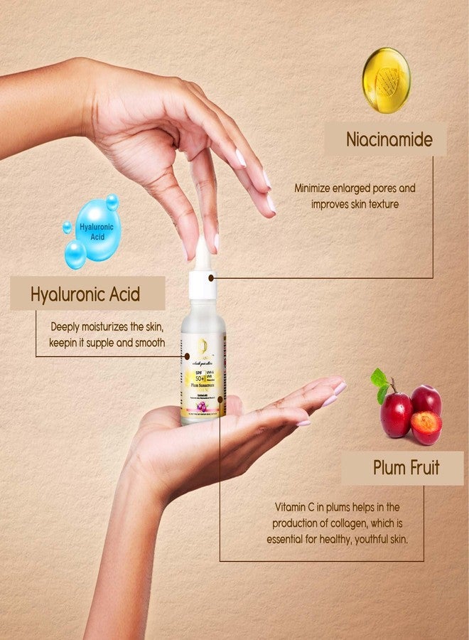 DEMEANOR Serum Boost Sunscreen For All Skin Types Serum Prevent And Fade Dark Patches With The Power Of Spf 50-30ML (Pack of 2) - Image 3