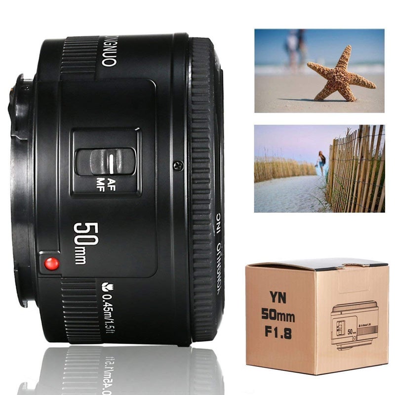 YONGNUO EF YN 50mm F/1.8 1:1.8 Standard Prime Lens for Canon Rebel Digital Camera Works Well with Almost All Canon DSLR Cameras - Image 5