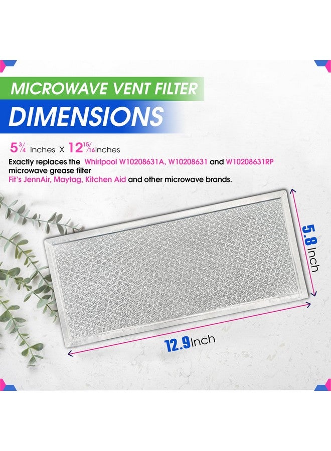 Bagean Microwave Filter (2-Pack) - Paper, Rectangular, Slide-In, Compatible with Whirlpool Microwaves - Image 3