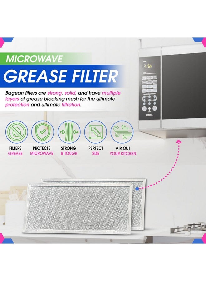 Bagean Microwave Filter (2-Pack) - Paper, Rectangular, Slide-In, Compatible with Whirlpool Microwaves - Image 2