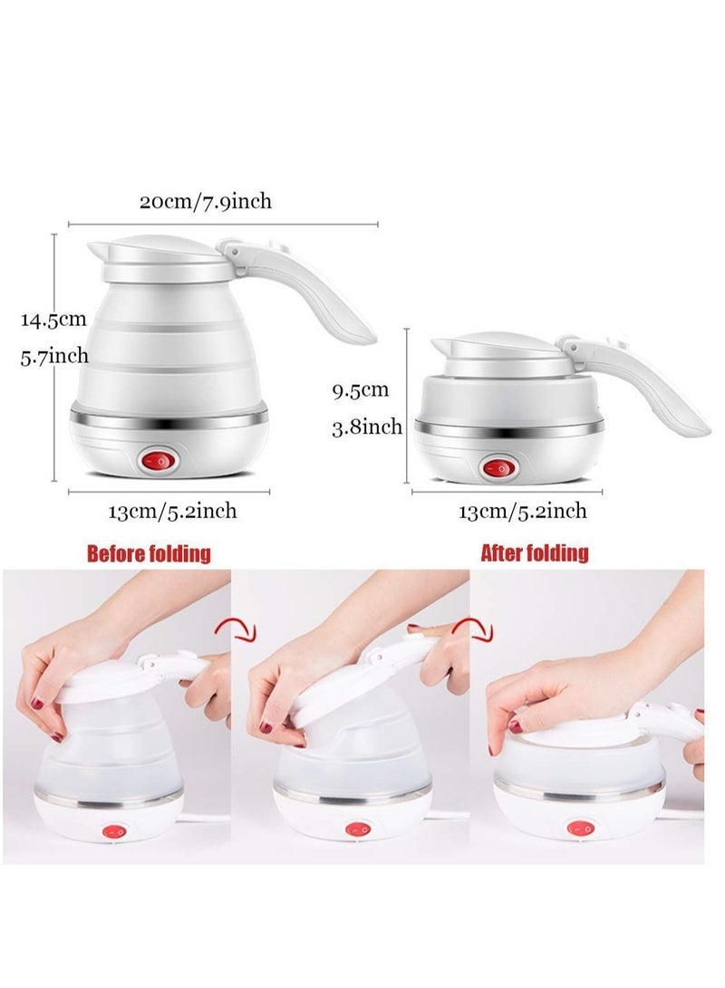 ELTRAZONE Travel Foldable Fast Boiling Portable Electric Kettle - 220V -600ML for Most Travel and Home & Office Use - Image 4