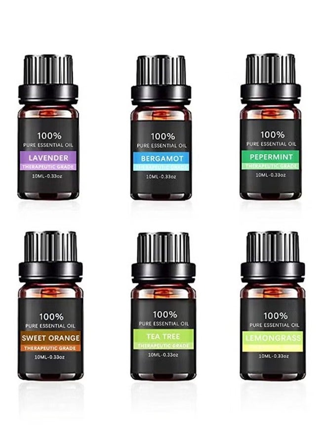 100% Pure 6-Pack Aromatherapy Essential Oils Therapeutic Grade Essential Oils Gift Set - Image 2