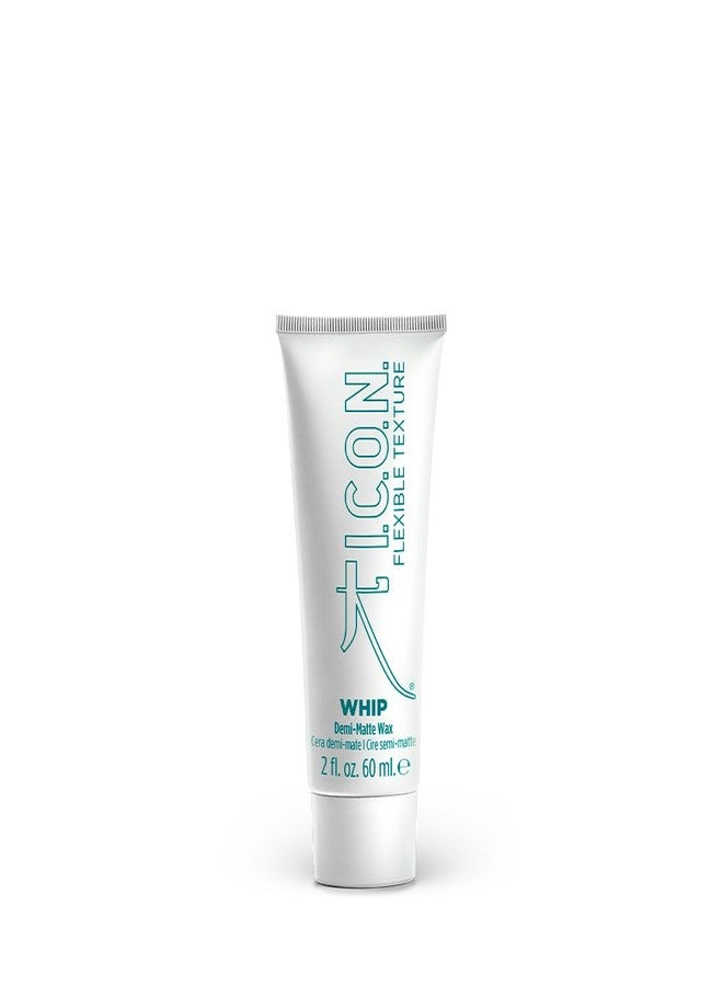 I.C.O.N. Whip Demi-Matte Hair Wax, Flexible Texturizing Cream, 2 oz - Image 2
