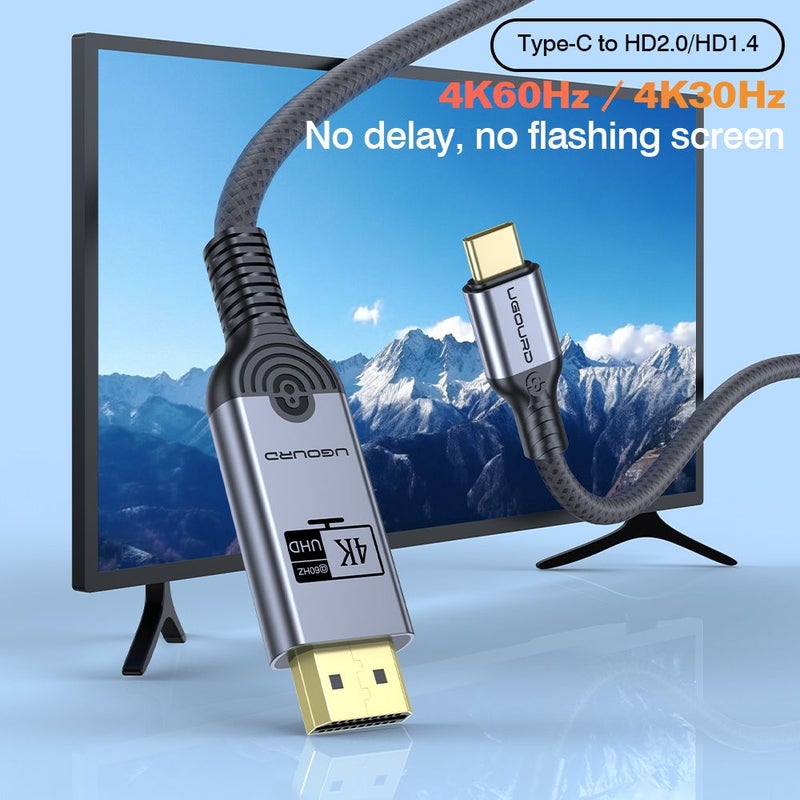 High Speed 4K 60Hz HDTV to Type C Cable 118 11 Inch for Switch MacBook iPad Pro Phone - Image 5