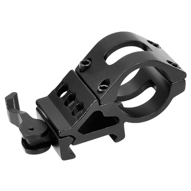 Calitte 25mm Quick Release Telescope Clamp Flashlight Mount with Stainless Steel Screws - Image 4