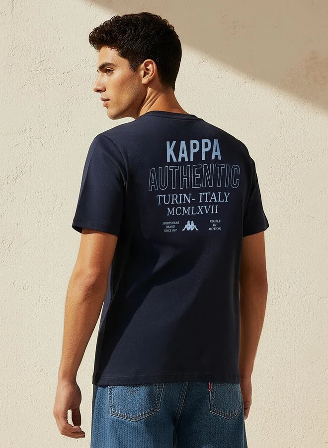 كابا Kappa Men Slogan Print T-shirt