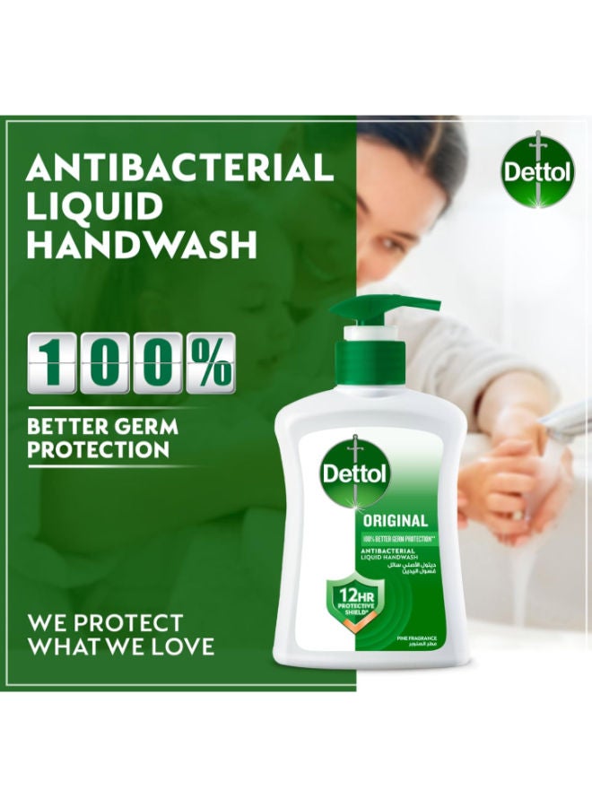ديتول Original Handwash Liquid Soap Pump - Pine Scent - Pack Of 2 Pieces  (35% Off) 400 ml green 400ml - Image 2