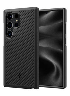 Spigen غطاء حماية كور ارمور لهاتف سامسونج جالاكسي S24 الترا (2024) - أسود مطفي  - Image 1