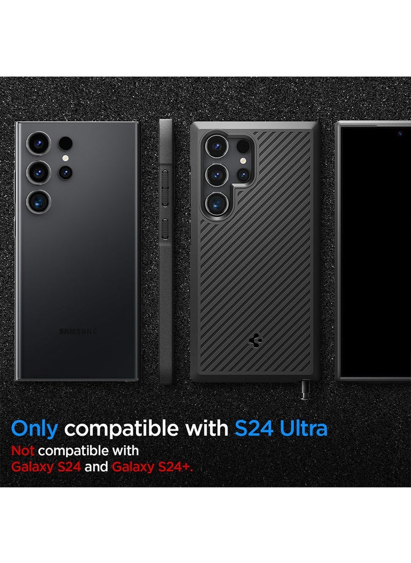 Spigen Core Armor for Samsung Galaxy S24 ULTRA case cover (2024) - Matte Black  - Image 2