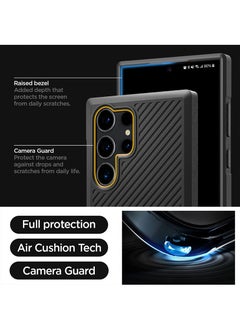Spigen غطاء حماية كور ارمور لهاتف سامسونج جالاكسي S24 الترا (2024) - أسود مطفي  - Image 5